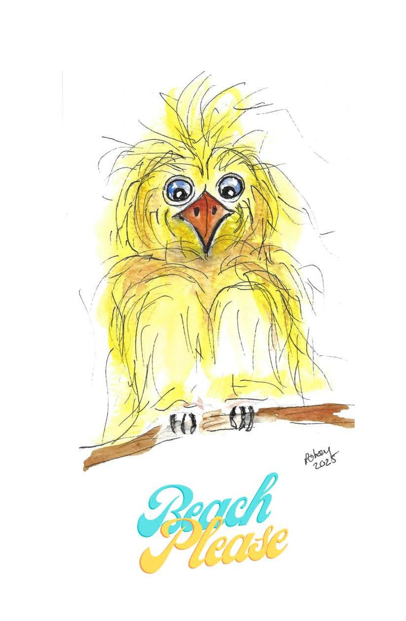 Beach Please Friendship Notecard