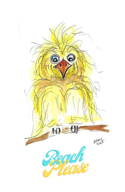 Beach Please Friendship Notecard