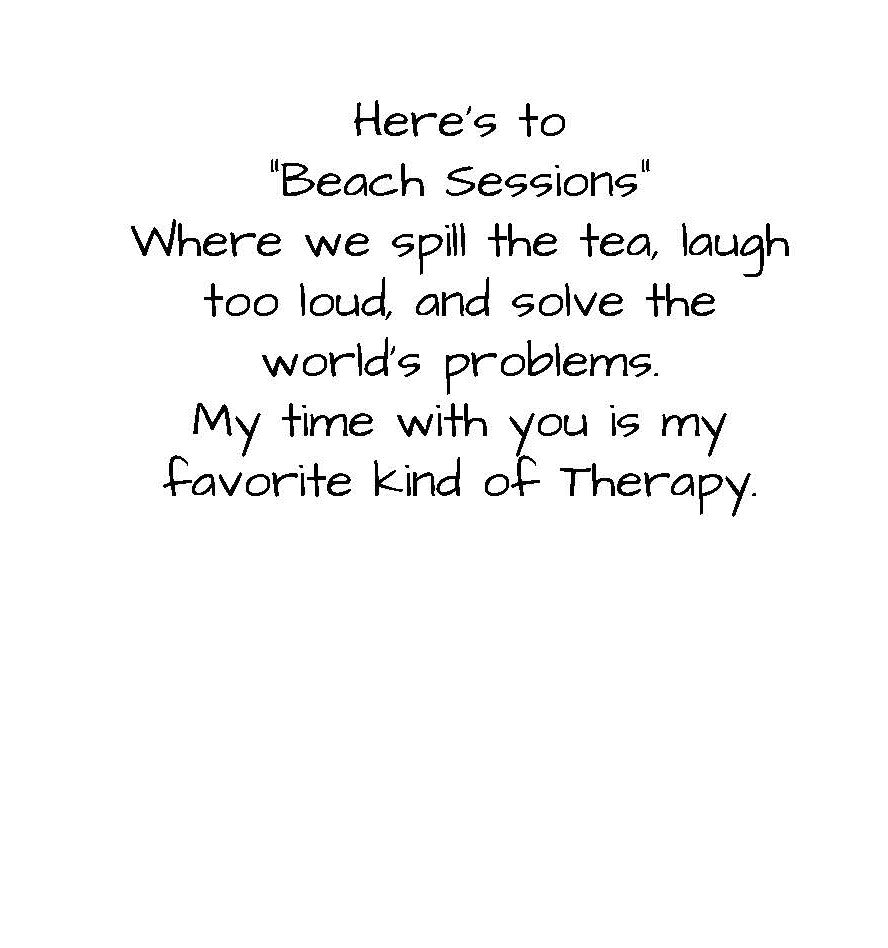 Beach Please Friendship Notecard