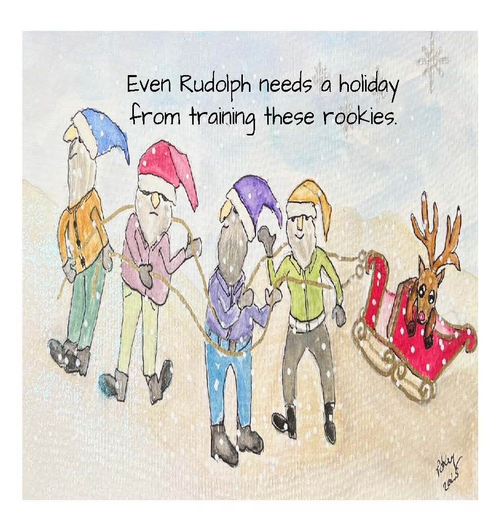Rudolph needs a vacation