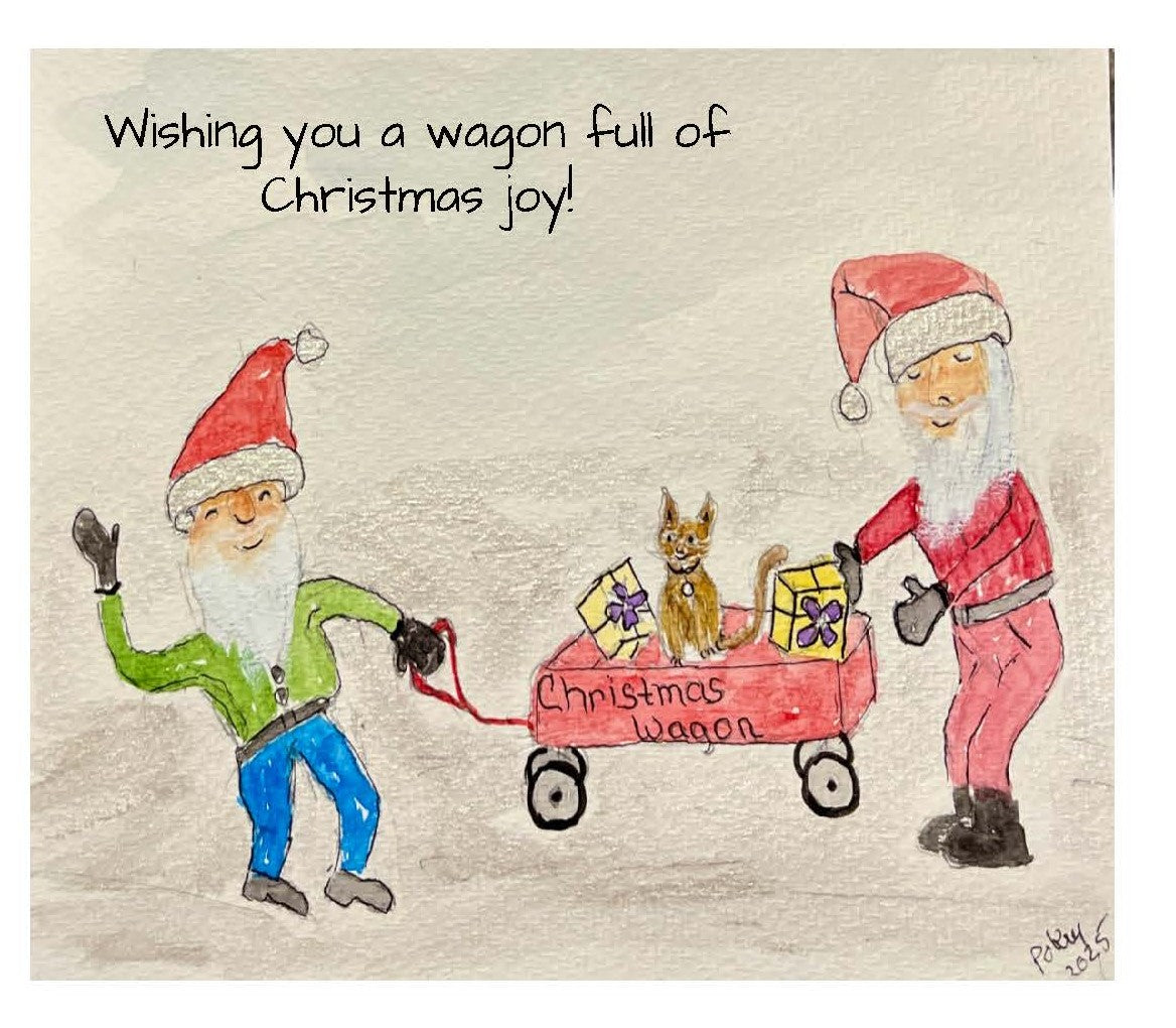 Wagon full of Christmas