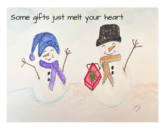 Snowman gift exchange
